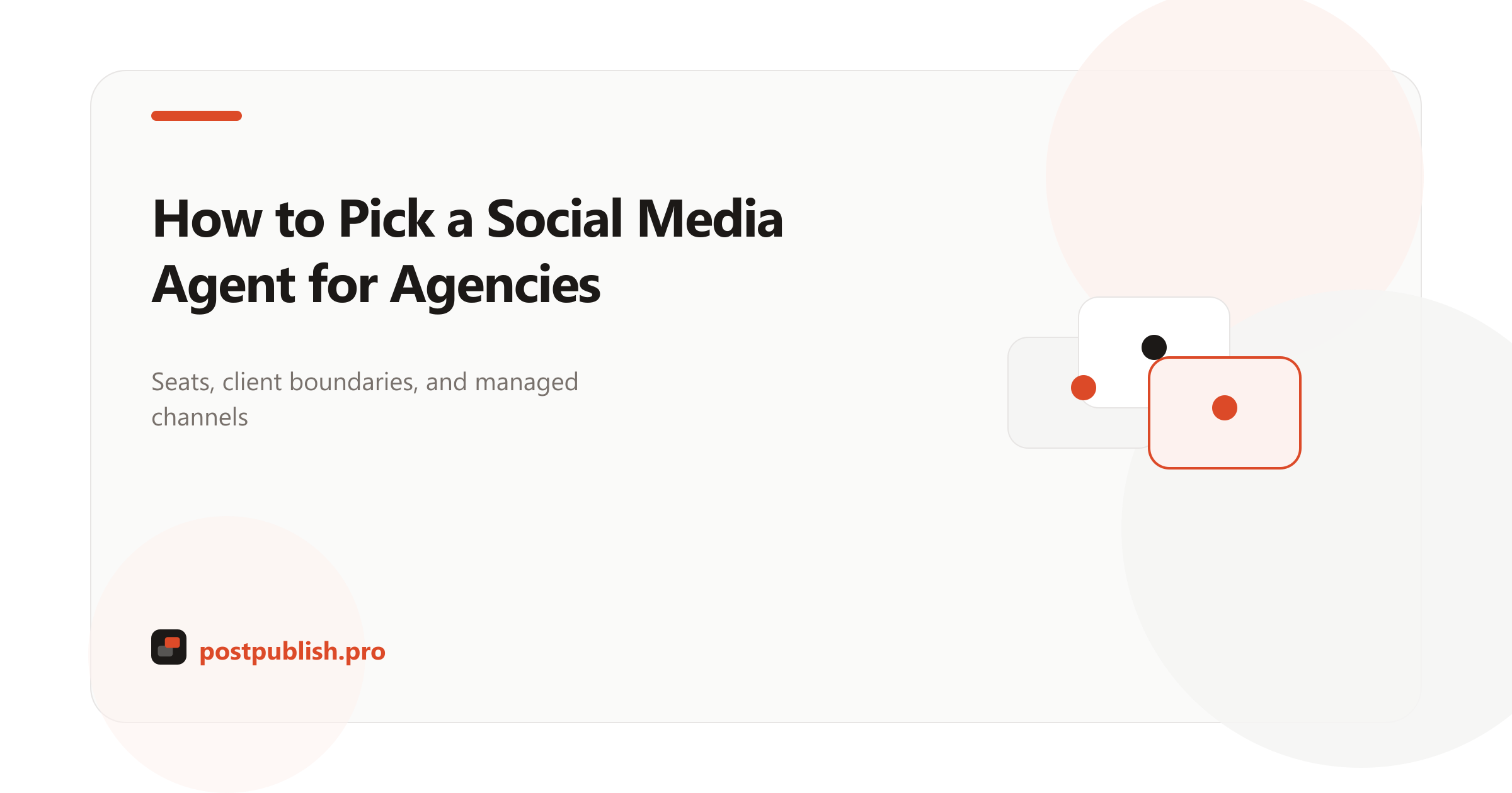 Choosing a social media agent for agencies